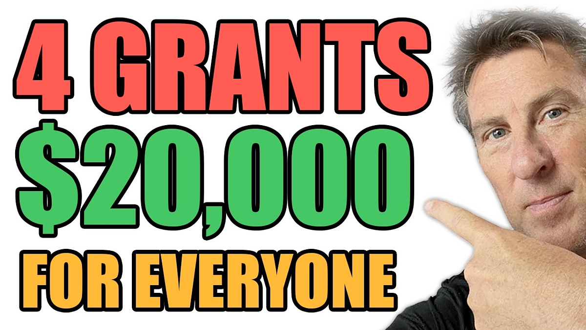 4 GRANTS $20,000 EASY FREE MONEY You Don&rsquo;t Pay Back! SBA Small 