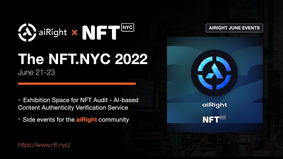 Upcoming event — NFT.NYC 2022 — The Leading Annual Non-Fungible Token Event  | by Oraichain Labs | aiRight | Medium