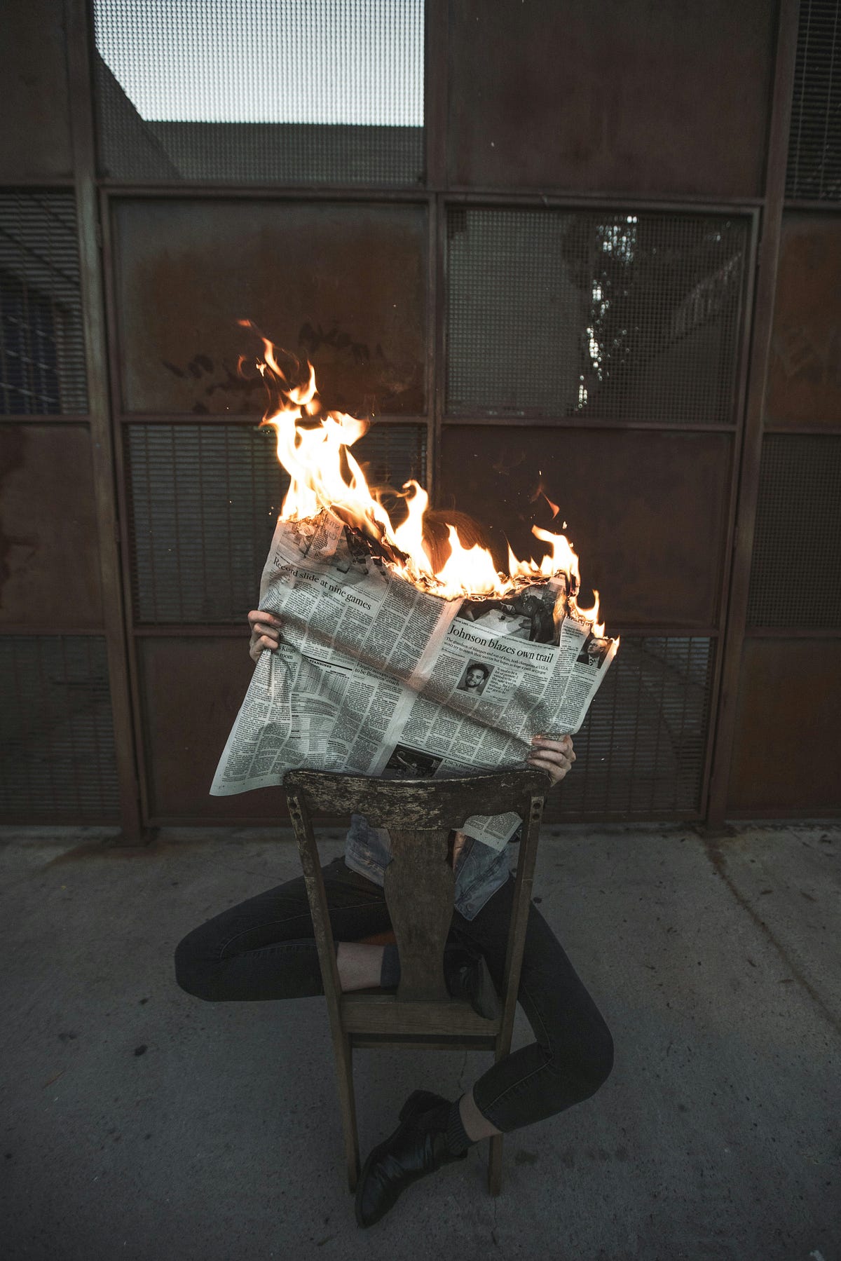 The Absurdity of Reading Newspapers