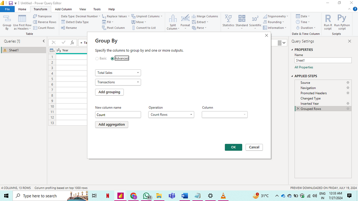 How to Use SUMIF or COUNTIF in Power Query | by Mazhar Shakeel | Medium