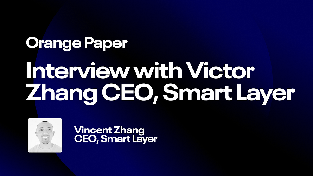 Smart Layer The Future Is Centered Around Tokens and Users by Sunil