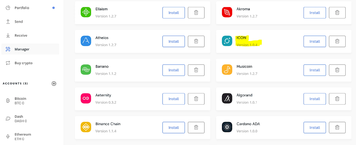 Cómo almacenar ICX, ICON con Ledger Wallet Las billeteras hardware ...