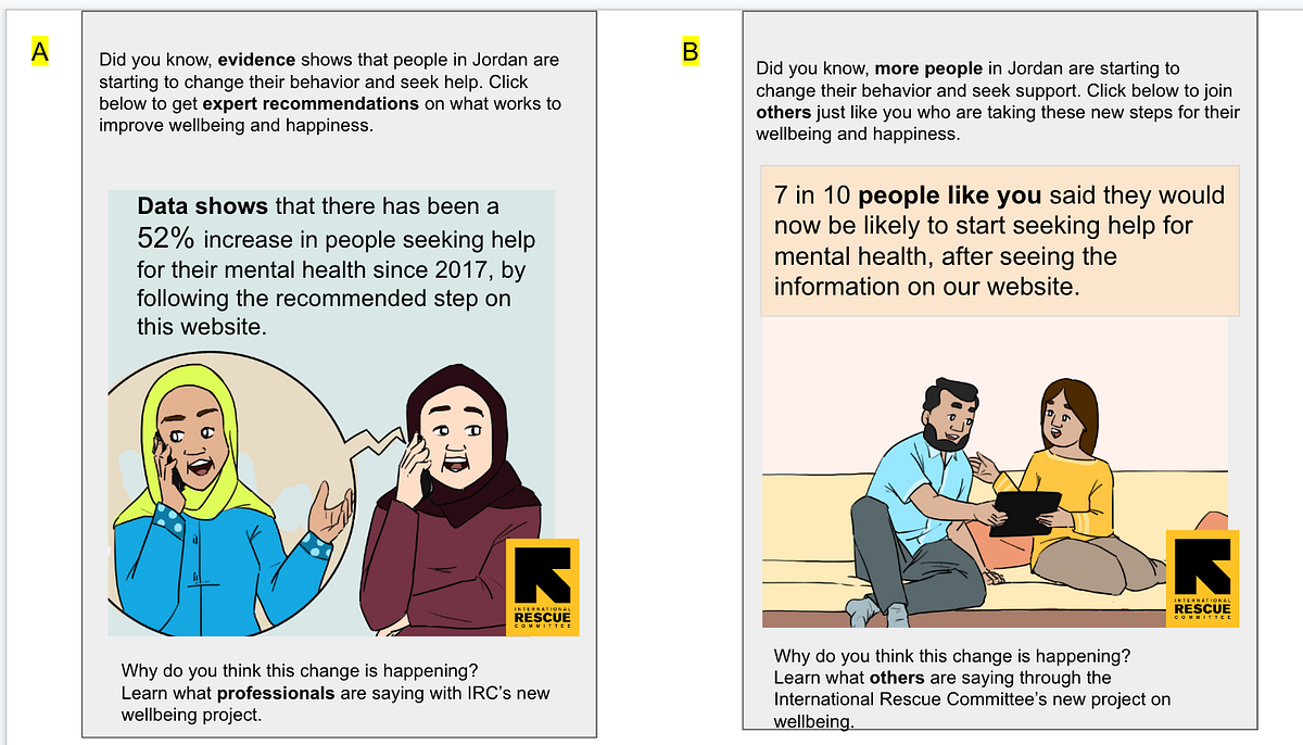 Closing the Mental Health Gap in Jordan using Behavioral Design: The
