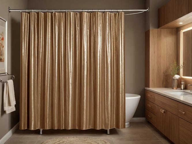 Gold Shower Curtains by Michelle Bailey Jun, 2024 Medium