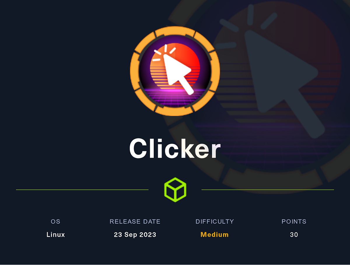 Clicker Clicker is a medium difficulty machine by joseml Medium