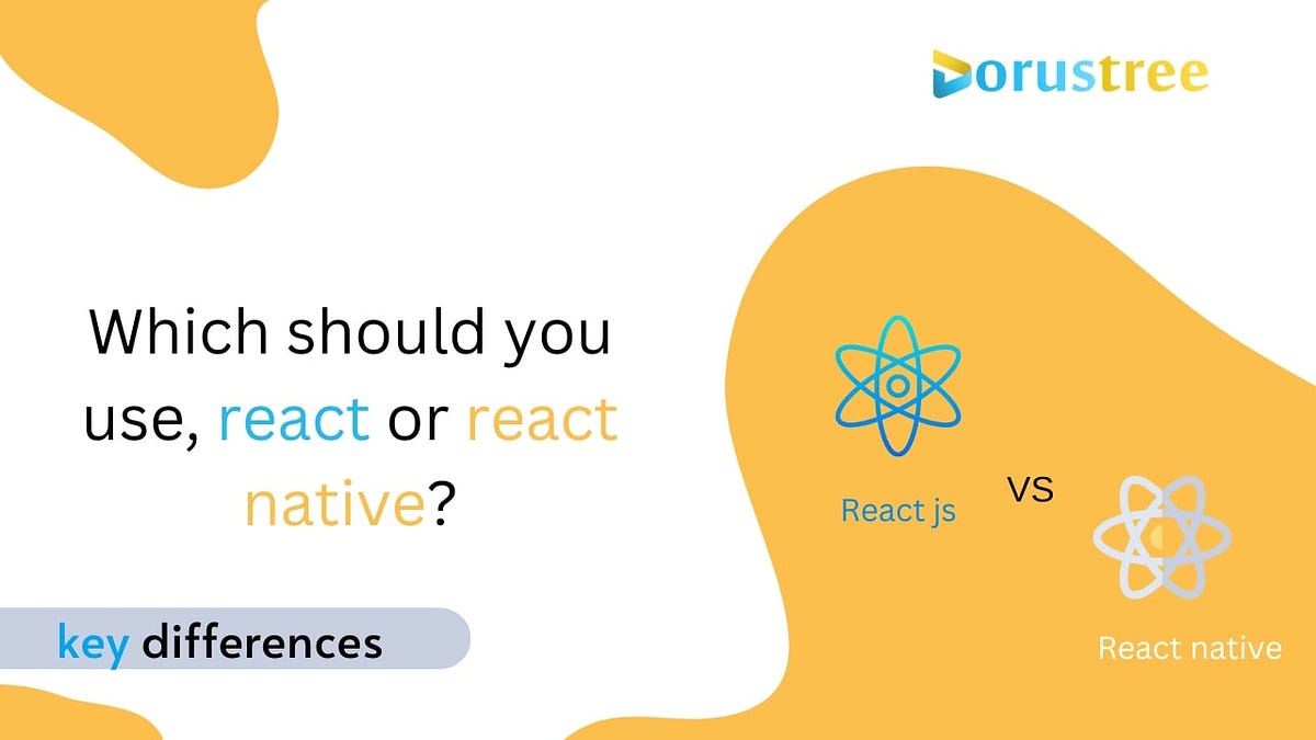 What is the primary difference between React JS and React Native? | by ...