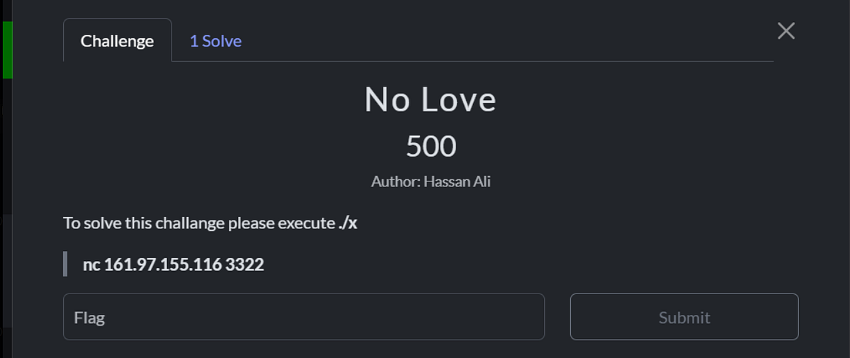 Solving the ‘No Love’ Challenge — Staged Shellcode in a Tight Space ...