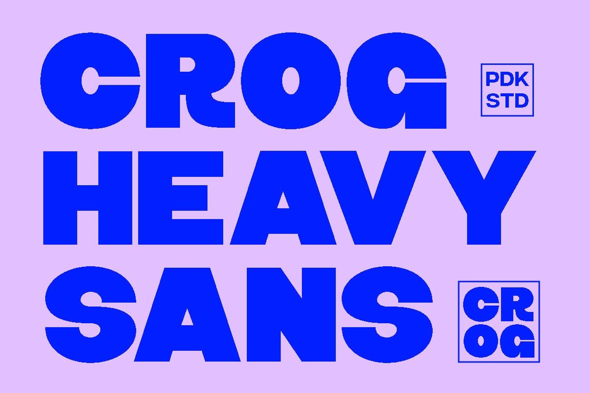 Crog — Modern Logo Font (Fonts / Sans-Serif) | by Prismpalette | Apr ...