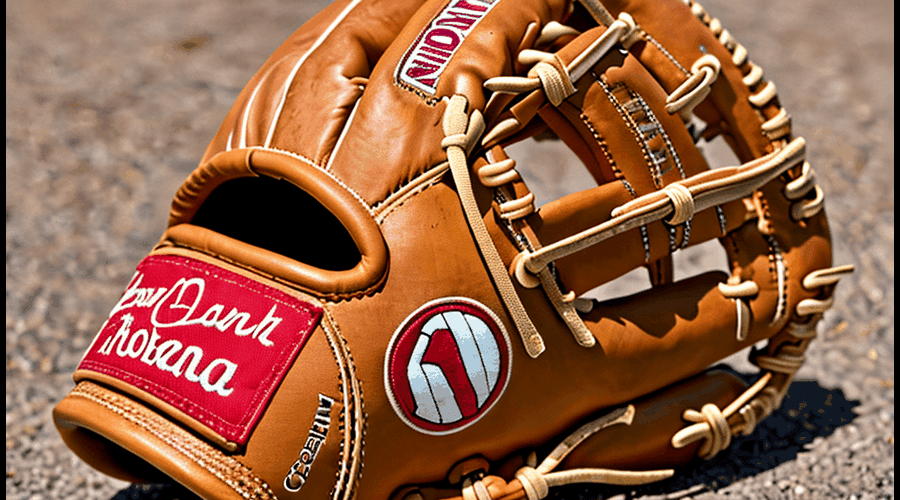 Guanto Baseball Nokona Destro 13 Pollici, Prima Base, H-Web, Colore Noce, Uomo