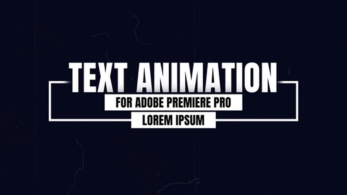 Text Animation for Premiere Pro Cynbkheg Medium