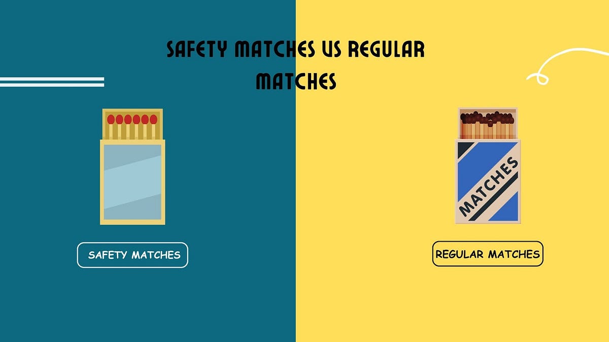 Understanding the Difference Safety Matches vs. Regular Matches by