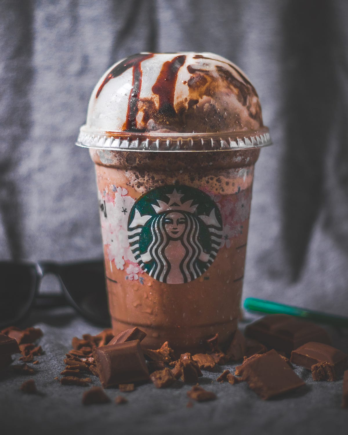 Starbucks drink outlet with chocolate chips