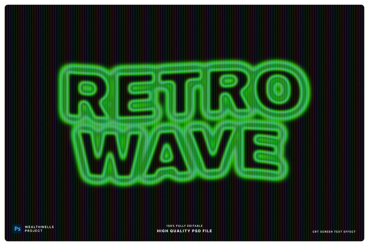 CRT Screen Text Effect by FontCrafter Oct, 2024 Medium