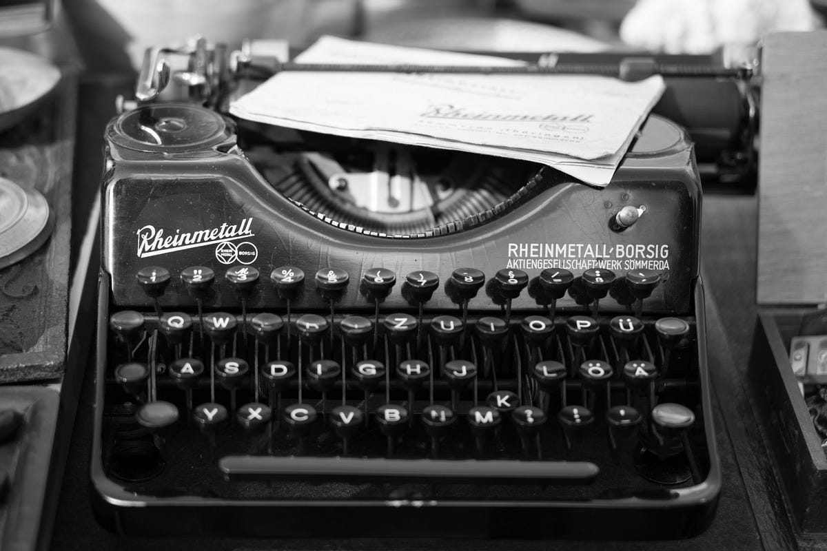 We were born in the age of typewriters and woke up in the era of ...