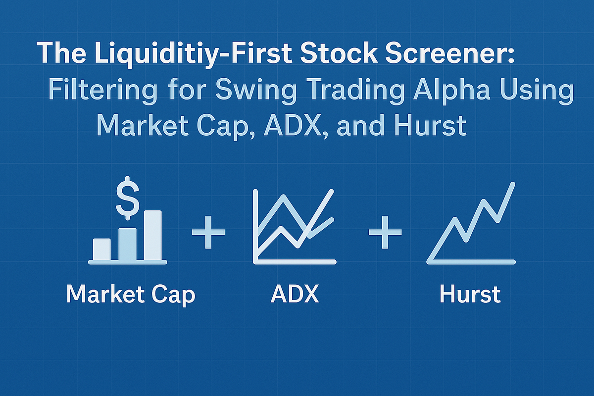 The Liquidity-First Stock Screener: Filtering for Swing Trading Alpha Using  Market Cap, ADX, and Hurst | by Bhaskar Das | Algorithmic and Quantitative  Trading | Medium