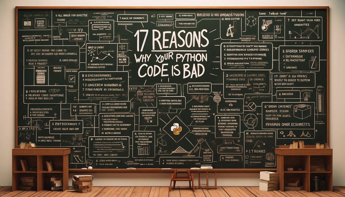 17 Reasons Why Your Python Code is Bad | by Miner Of Ideas | Python in ...