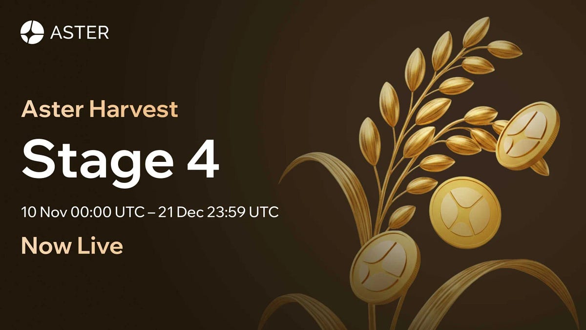 Aster Airdrop Stage 4: Guide to Earn $ASTER in Aster DEX Season 4 |  Coinmonks
