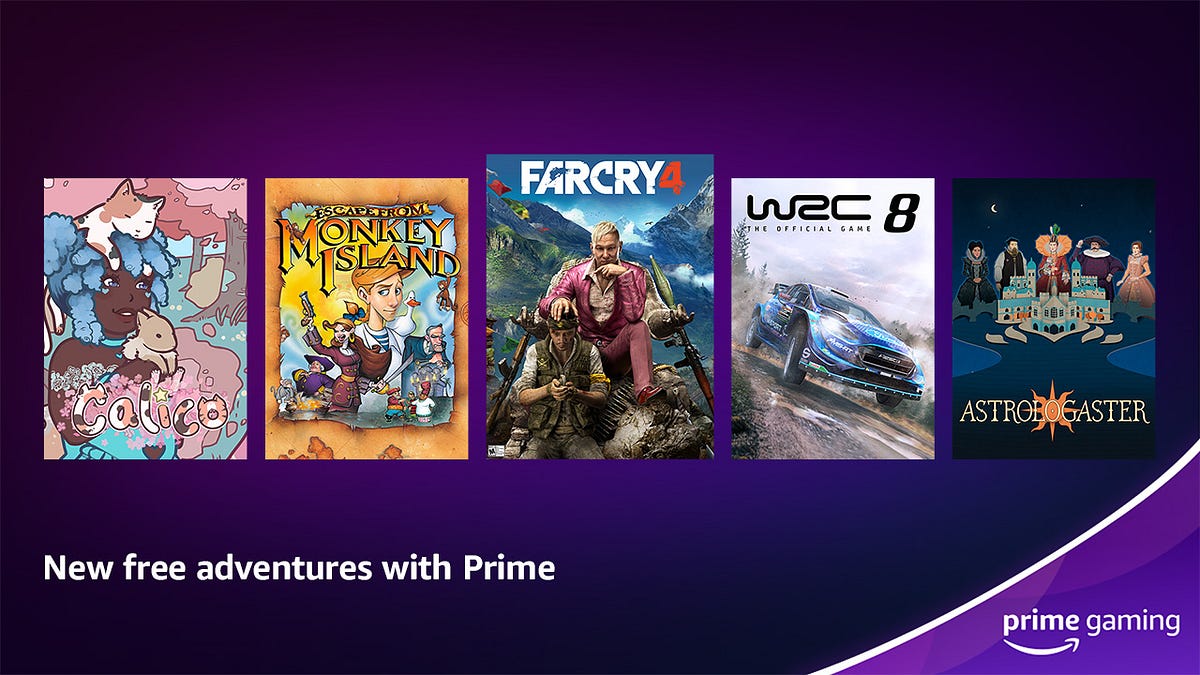 Prime Gaming Reveals November 2021 Games and Content Lineup