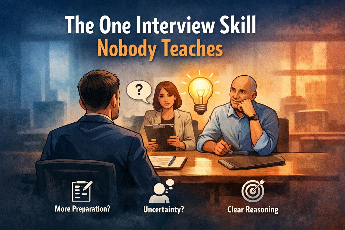 Confidence in Interviews Comes From One Thing Nobody Teaches | by ...