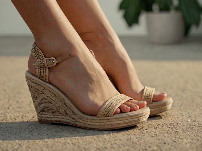 funky wedge heels