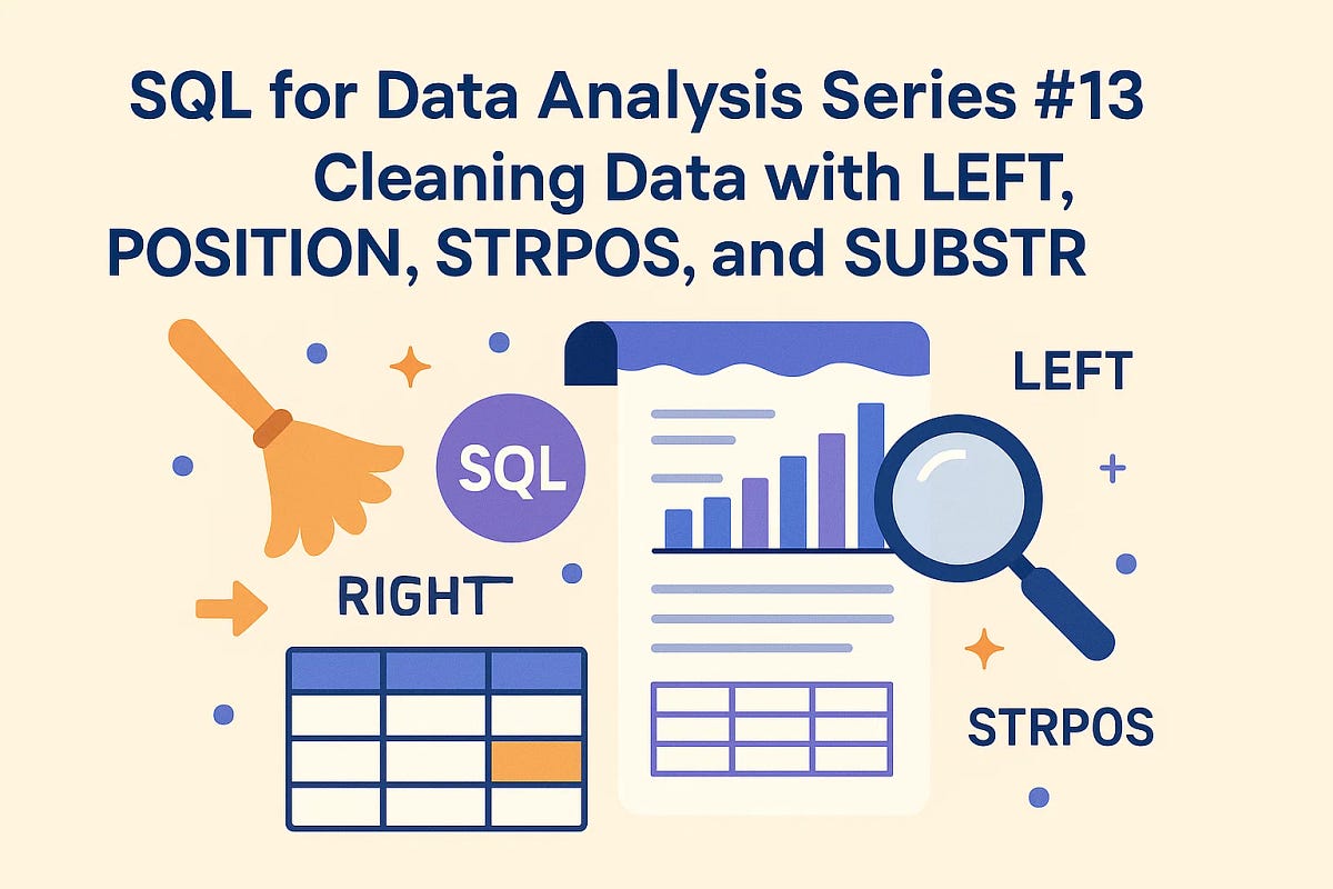 SQL for Data Analysis Series #13: Cleaning Data with LEFT, RIGHT ...