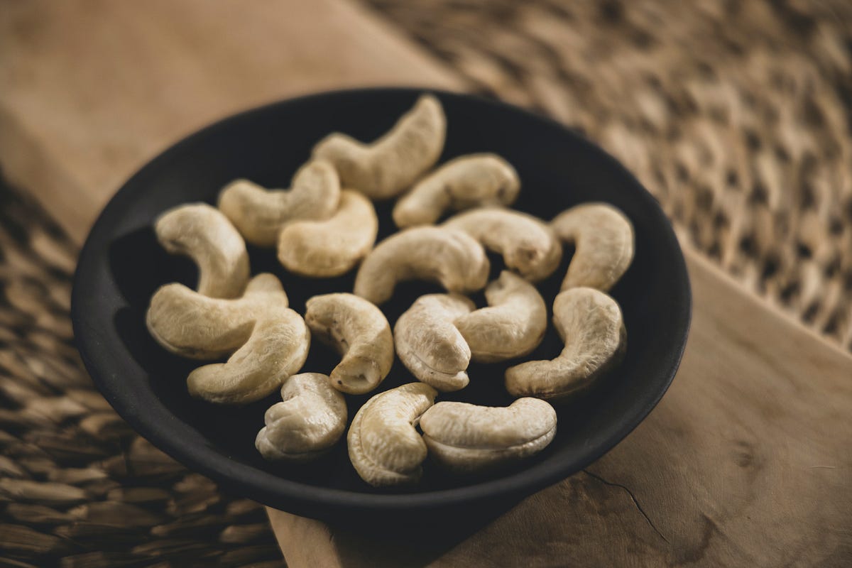 Eat handful of cashews daily and your collagen supplements. by