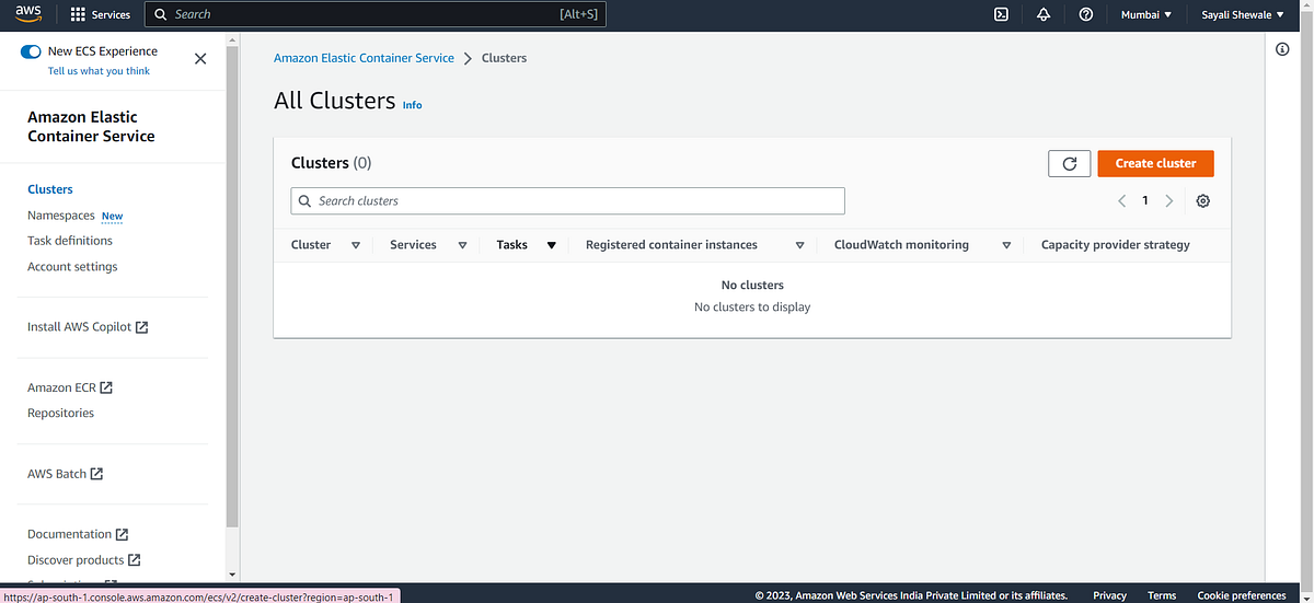 Amazon Elastic Container Service. What is ECS? | by Sayali Shewale | Medium