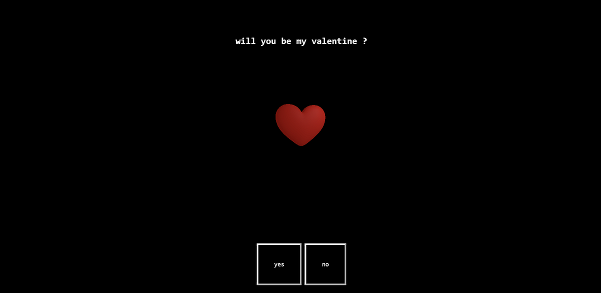 Interactive 3D Heart Experience (Three.js Experiment) | by Rusayla ...