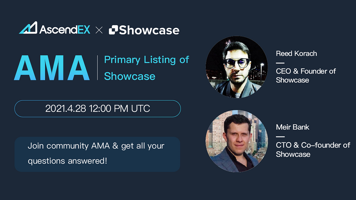 Showcase AMA Recap. To help celebrate the auction and… | by AscendEX  Support | AscendEX | Medium