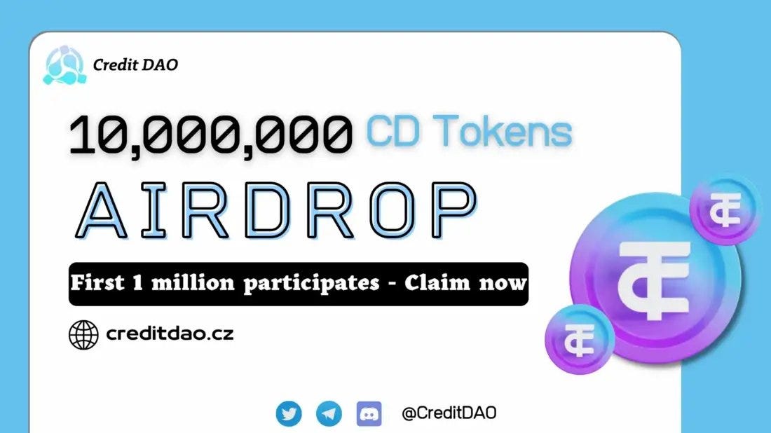 Credit DAO Airdrop Event Collection — Airdrop Plus | by Airdrop Plus ...
