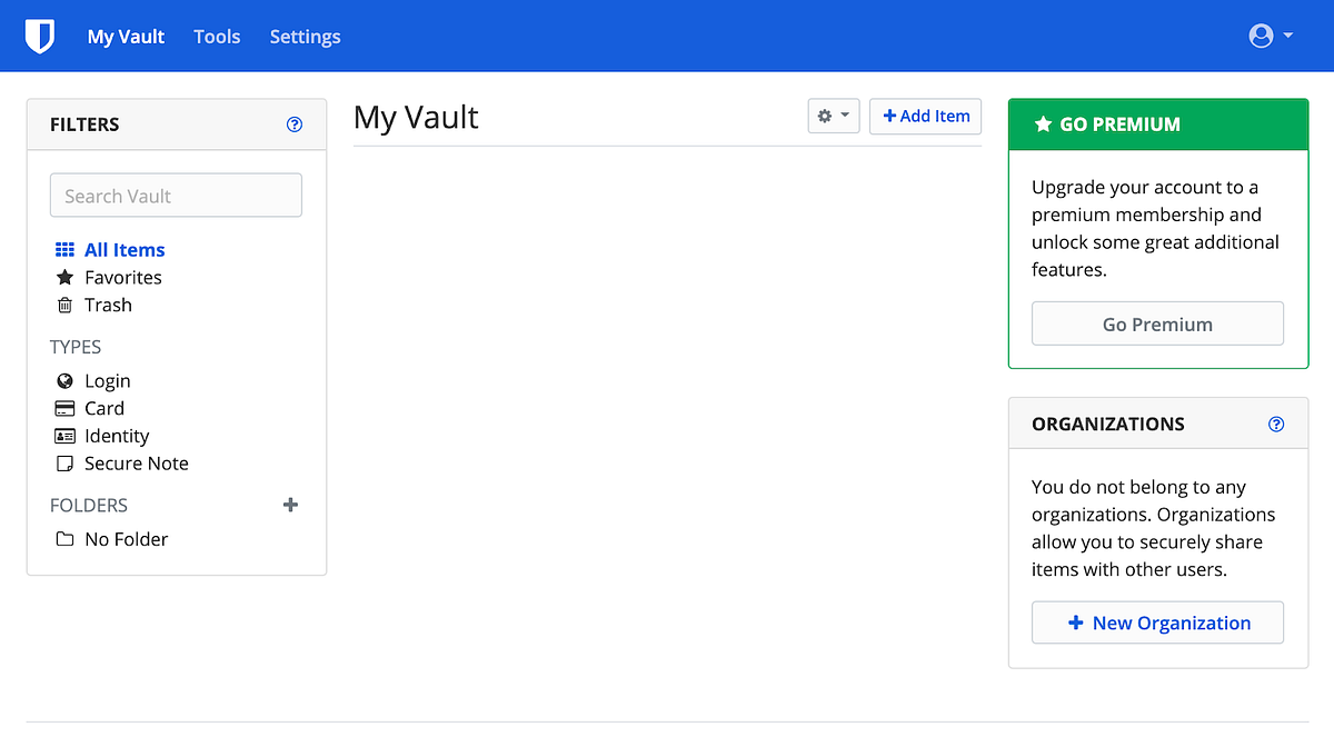 Vault Extension for Safari