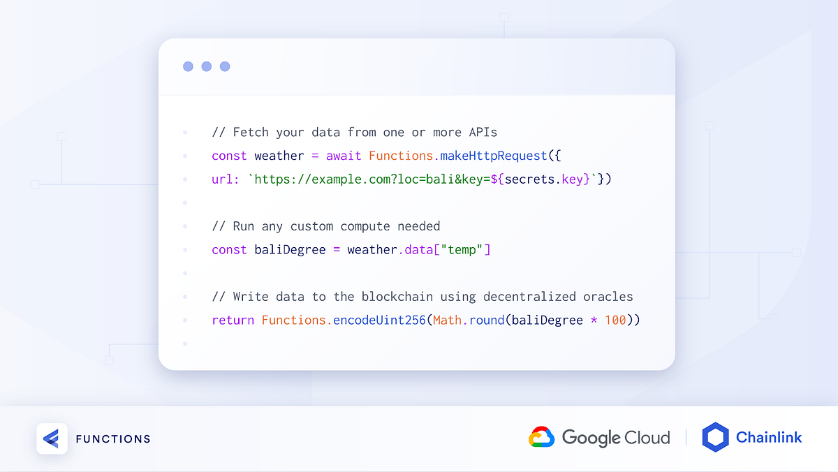 On-chain Web3 Marketing with Google and Chainlink | Google Cloud - Community