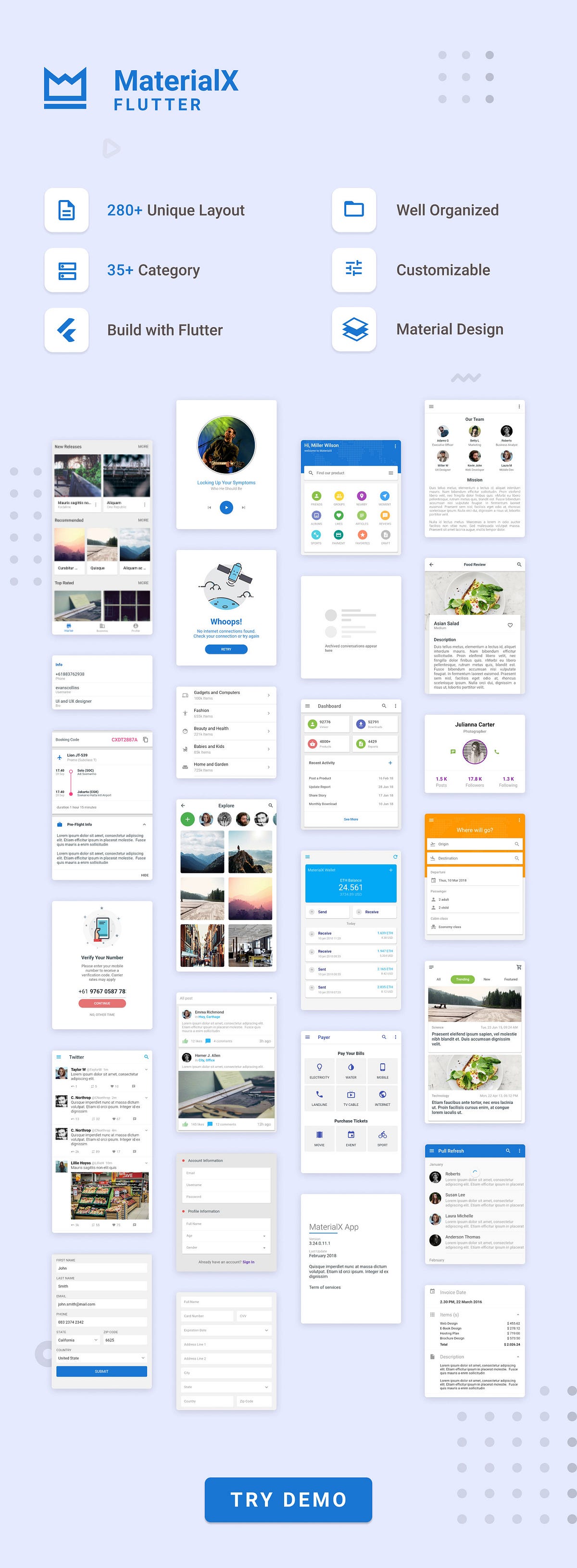 10 Flutter Professional UI Kit Template | by Flutterappworld | Medium