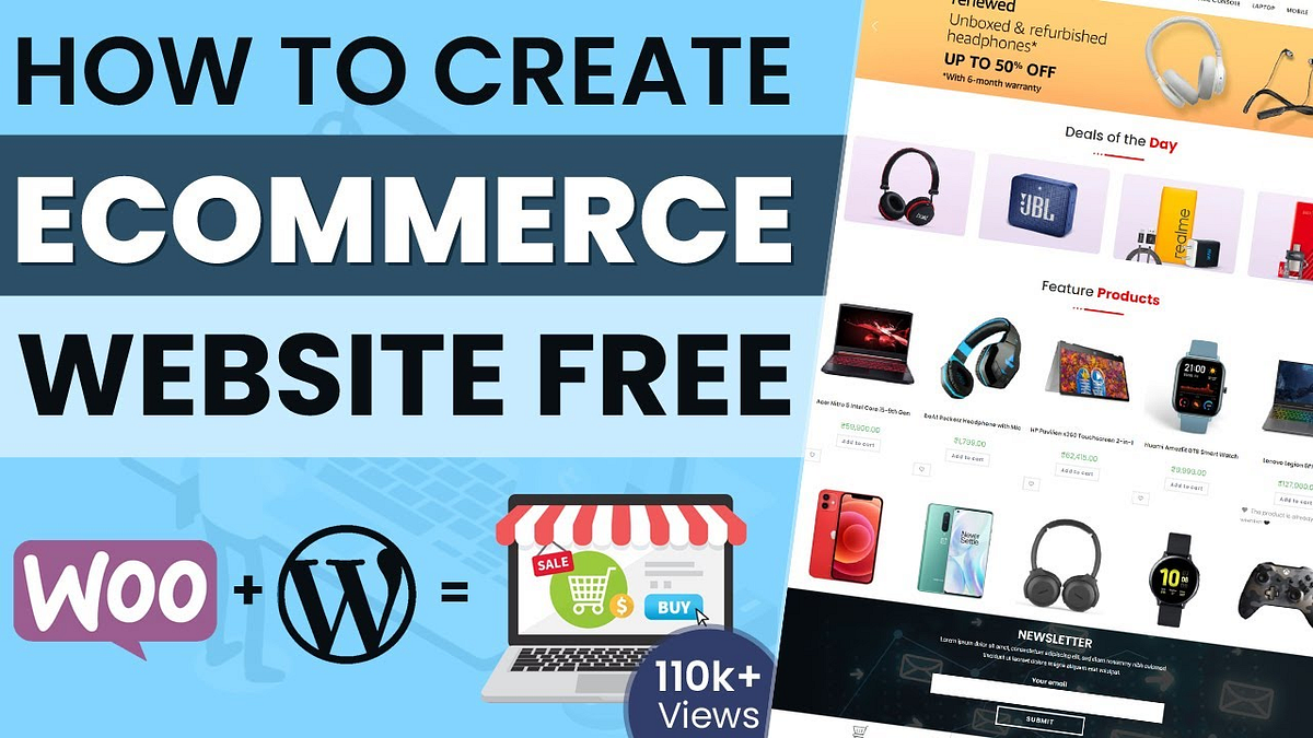How to Create an ecommerce website for free: A Step-by-Step Guide | by ...