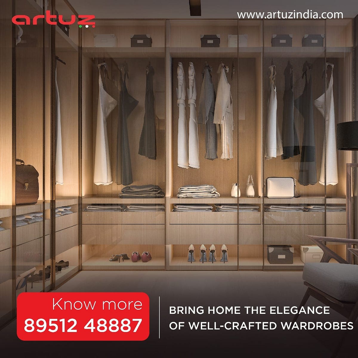 Artuz India’s Wardrobe Showrooms in Bangalore A Fusion of Elegance and Functionality by