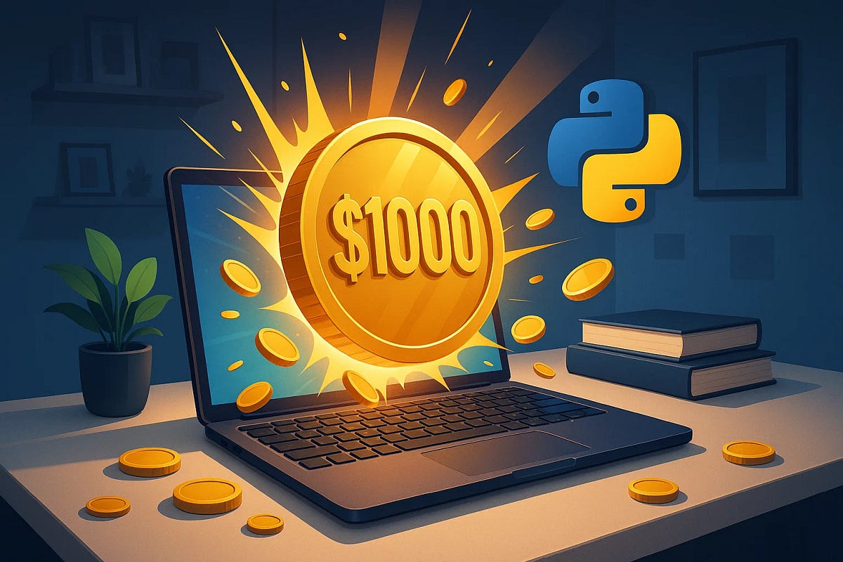 I Made My First $1,000 Online With Python — Without Selling Courses or ...