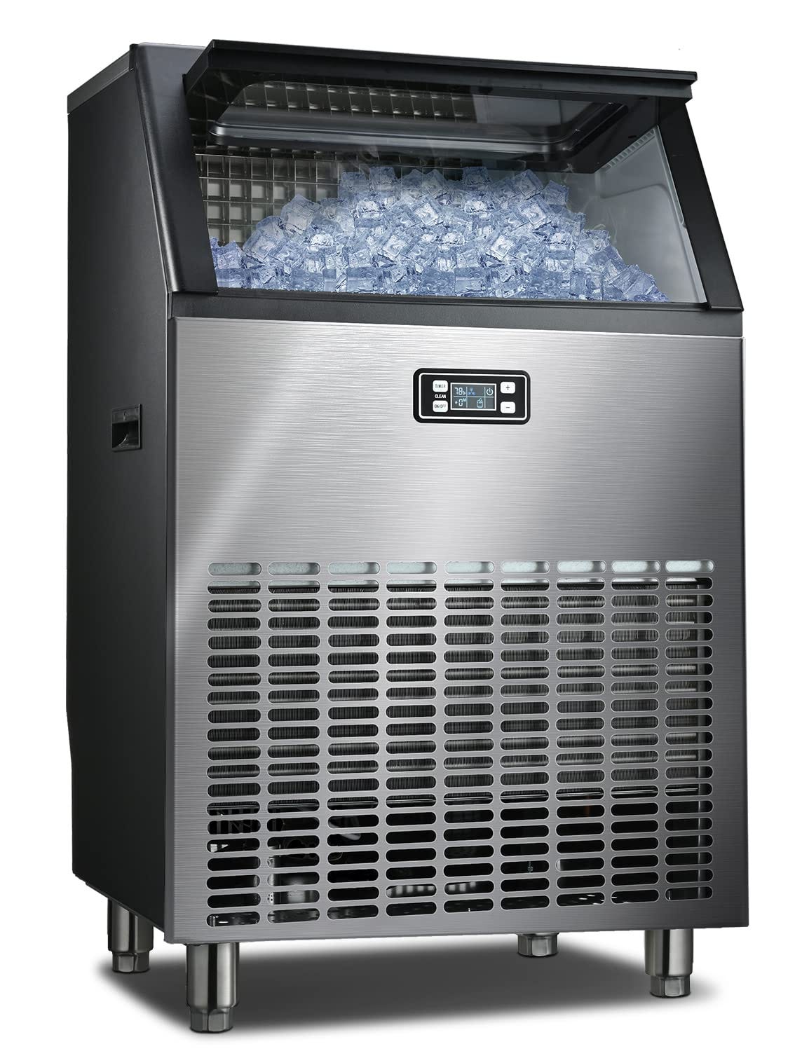 Kismile’s 200 Lbs. Freestanding Commercial Ice Maker Review by canon