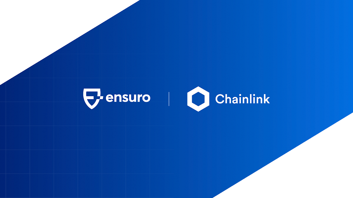 Ensuro Is Integrating Chainlink to Bridge DeFi and InsurTech With Secure  Parametric Insurance Products | by Marco Mirabella | Ensuro