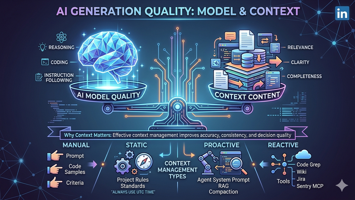AI context management. AI generation quality mostly depends on… | by ...