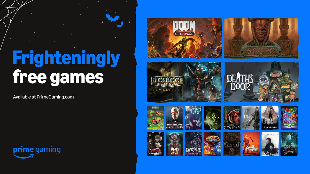 Prime Gaming October Content Update BioShock Remastered DOOM Eternal Ghostbusters Spirits Unleashed Ecto Edition and More by Chris Leggett Prime Gaming