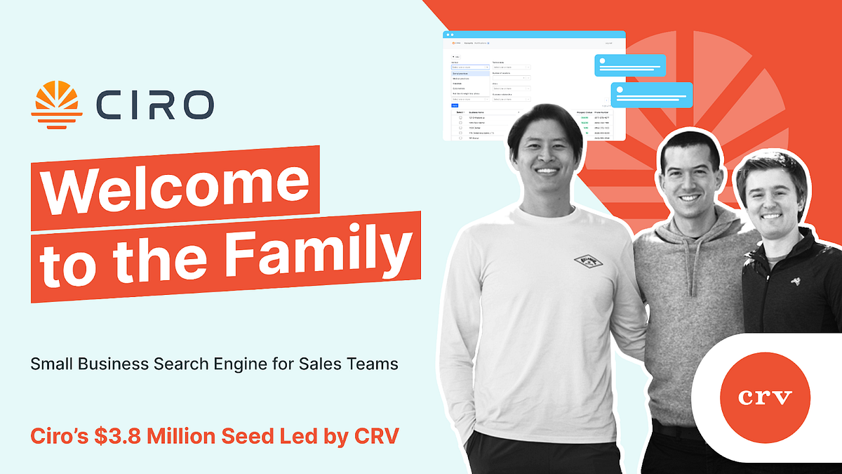 PowerToTheSalesperson CRV s Investment in Ciro Connecting Sales