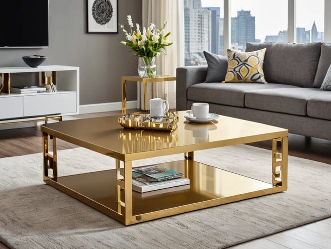 Gold Square Coffee Tables | by Annette Miller | Jul, 2024 | Medium