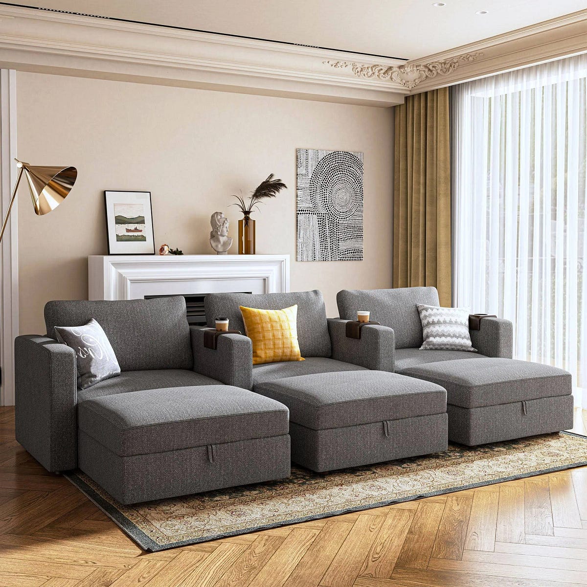 Best Deep Oversized Sectional Couch by Kristin Cardenas Apr, 2024