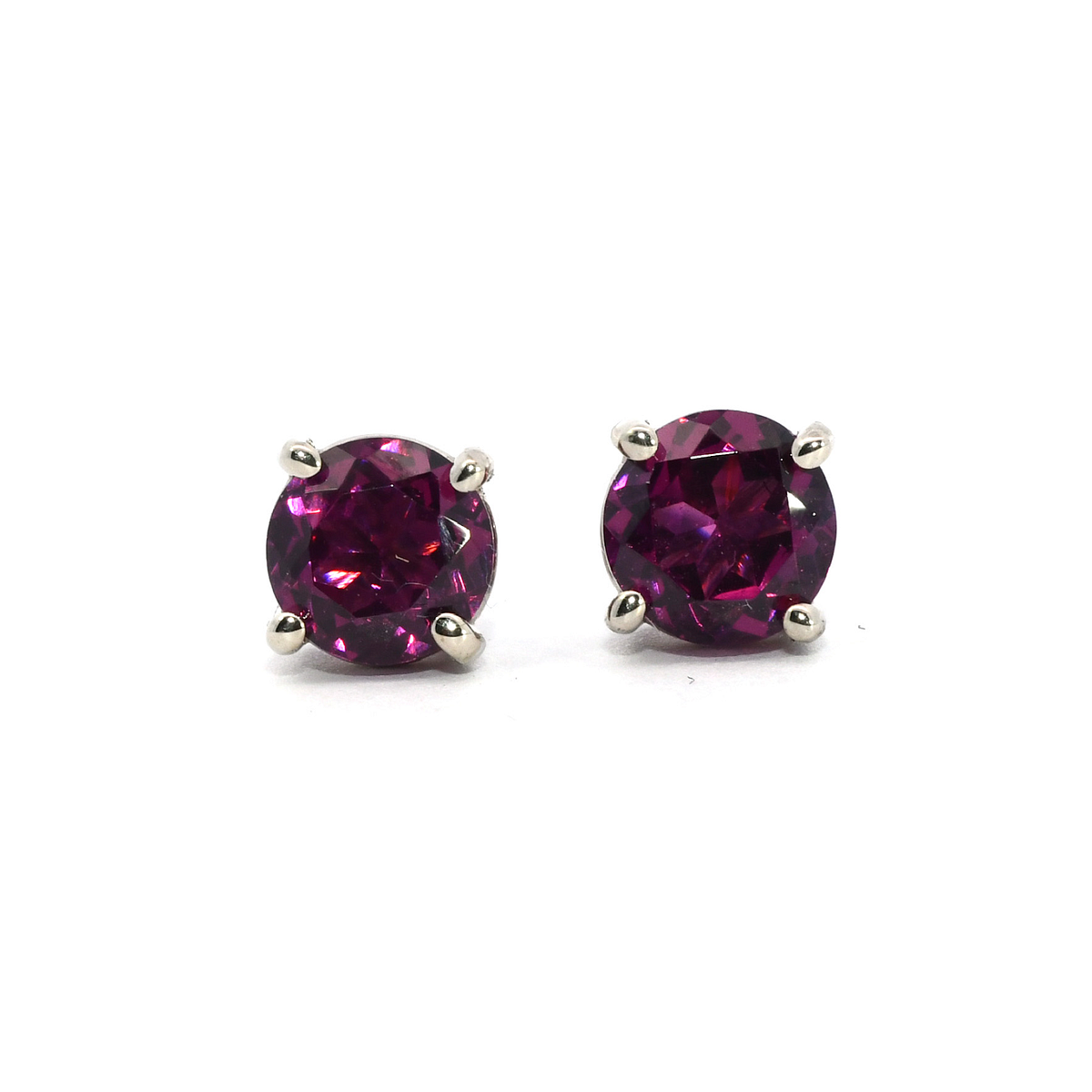 Raspberry Radiance: The Timeless Charm of Garnet Round Earrings | by ...