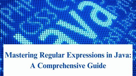 Mastering Regular Expressions: A Comprehensive Guide | by Lena Lula ...