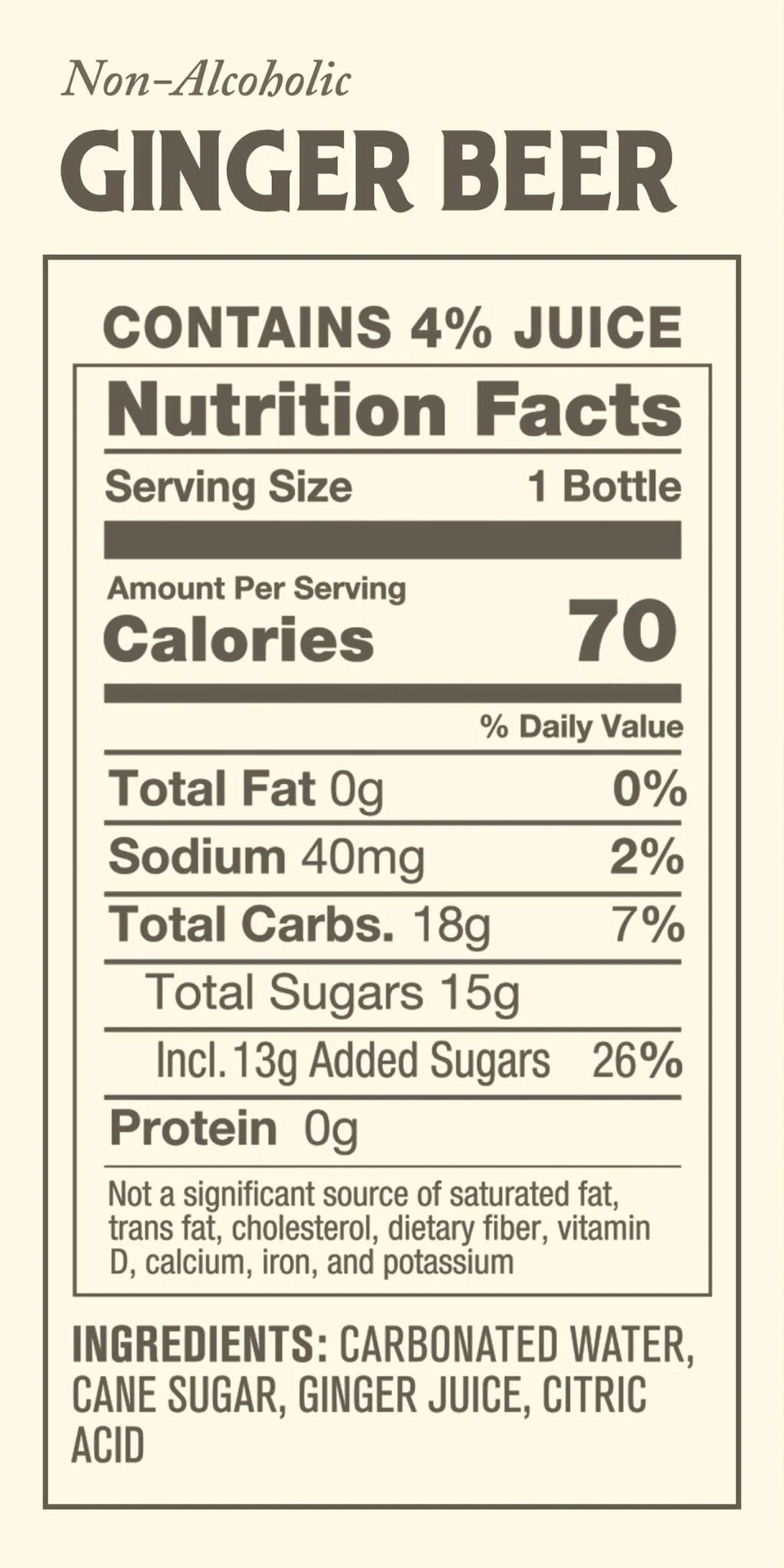 Ginger Beer Nutrition Facts Sip the Healthier Choice! by Hvbuiczq Jul, 2024 Medium