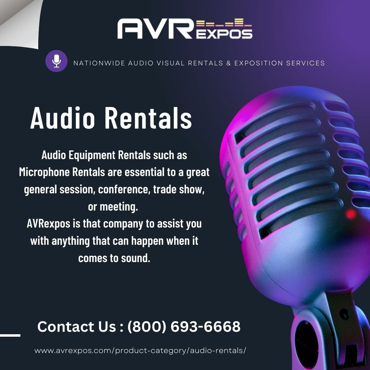 Audio Equipment Rentals A Guide to AVRExpos Audio Visual Rentals by