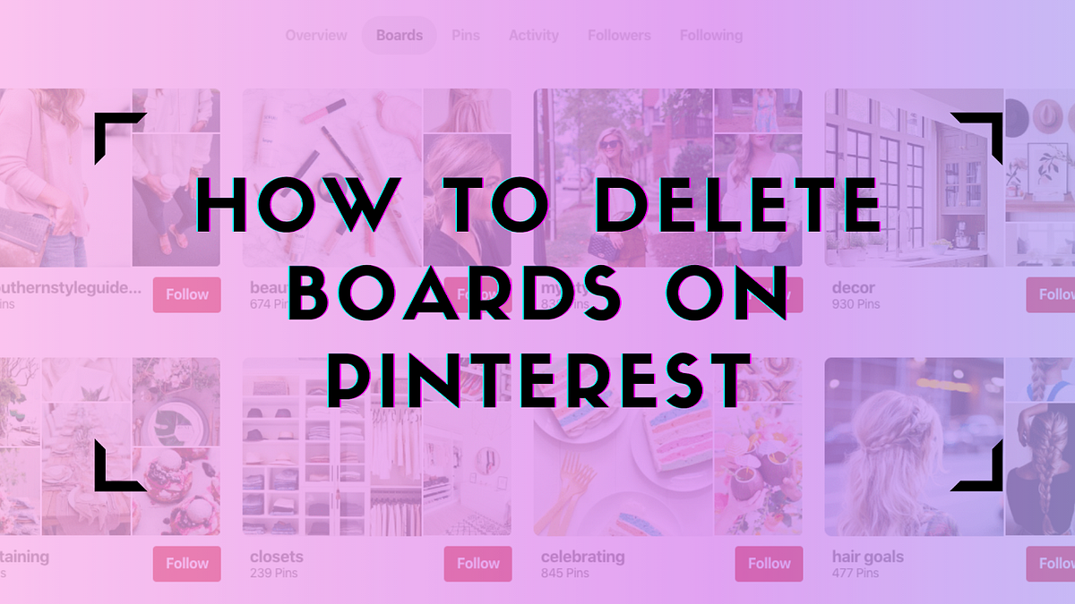How To Delete Boards On Pinterest? by Social Expert Medium