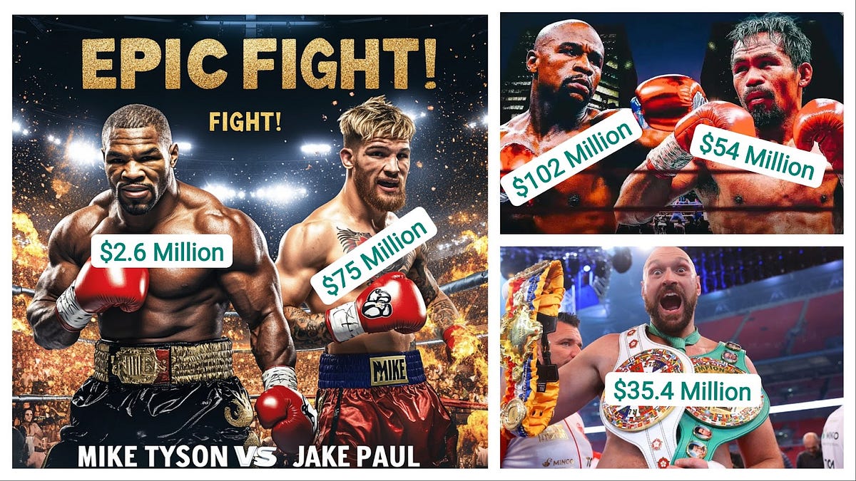 Who is the GOAT brand of the boxing era Mike Tyson, Jake Paul, Manny