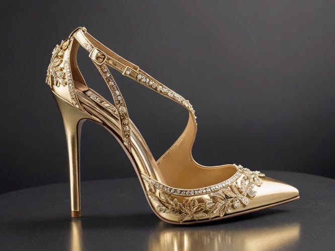 Gold High Heels | by Mickey Woodard | Apr, 2024 | Medium